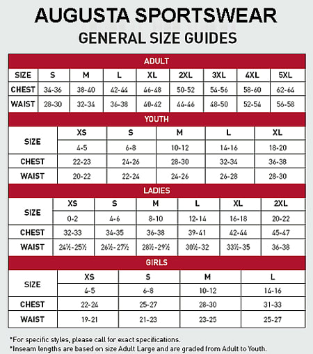 SIZE CHARTS - THAT'S SEW IT!